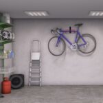 Suport bicicleta pentru perete, 20 x 25 x 36 cm, din otel, negru, Relaxdays - imagine 3
