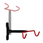Suport bicicleta pentru perete, 20 x 25 x 36 cm, din otel, negru, Relaxdays - imagine 7