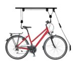 Suport suspendabil pentru bicicleta, din otel, 11 x 94 x 4 cm, Relaxdays