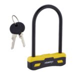 Lacat pentru biciclete, 25,5 x 16,5 x 3 cm, din otel, Relaxdays
