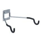 Suport bicicleta pentru perete, 11 x 31 x 33 cm, din otel, Relaxdays - imagine 2