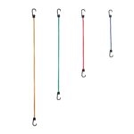 Set 24 cordoane elastice cu carlig/spanngummi, Relaxdays - imagine 10