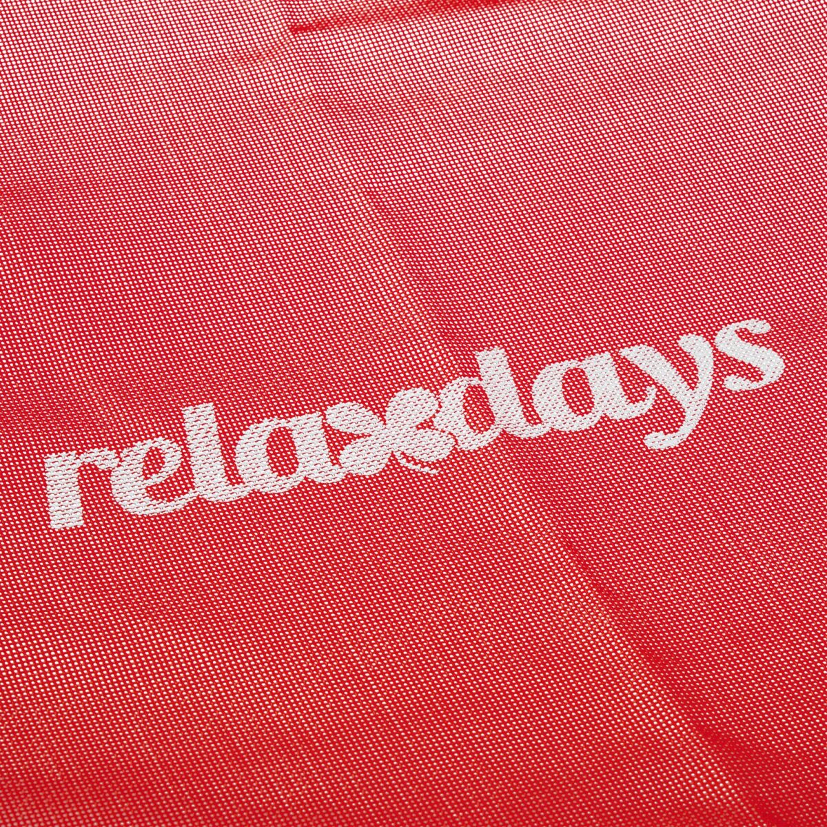 Leagan patrat tip cuib, 159 x 77 x 103 cm, rosu, Relaxdays - imagine 7