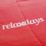 Leagan patrat tip cuib, 159 x 77 x 103 cm, rosu, Relaxdays - imagine 7