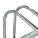 Suport pentru 4 biciclete, fixare pe sol, din otel, 27 x 100 x 33 cm, Relaxdays - imagine 6