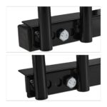 Suport pentru 5 biciclete, fixare pe sol, otel, 27 x 130 x 33 cm, negru, Relaxdays - imagine 6