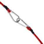 Set 3 cordoane elastice cu carabine, de 175 cm, Relaxdays - imagine 6