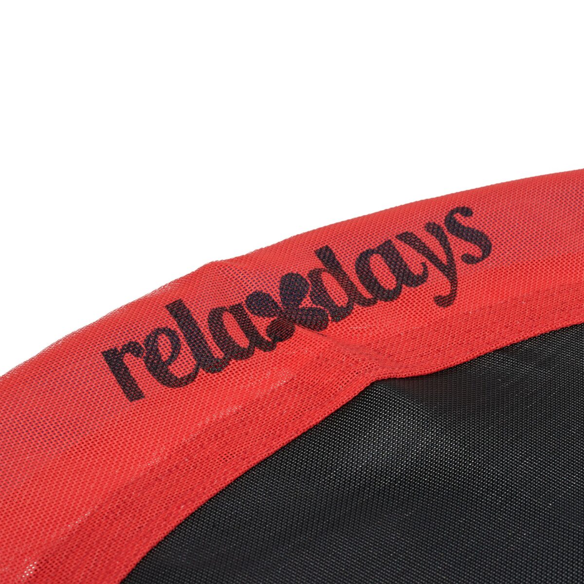 Leagan tip cuib pentru gradina, copii si adulti, ⌀ 90 cm, rosu, Relaxdays - imagine 8