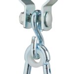 Set de 2 carlige, pentru leagan, cu carabiniere, ⌀ 5 cm, Relaxdays - imagine 6
