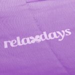Leagan patrat tip cuib, 159 x 77 x 103 cm, mov, Relaxdays - imagine 7