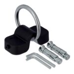Ancora pentru biciclete, perete/sol, 4,5 x 12 x 5,5 cm, otel, Relaxdays