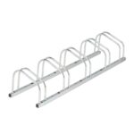 Suport pentru 5 biciclete, fixare pe sol, otel, 26 x 136 x 33,5 cm, Relaxdays
