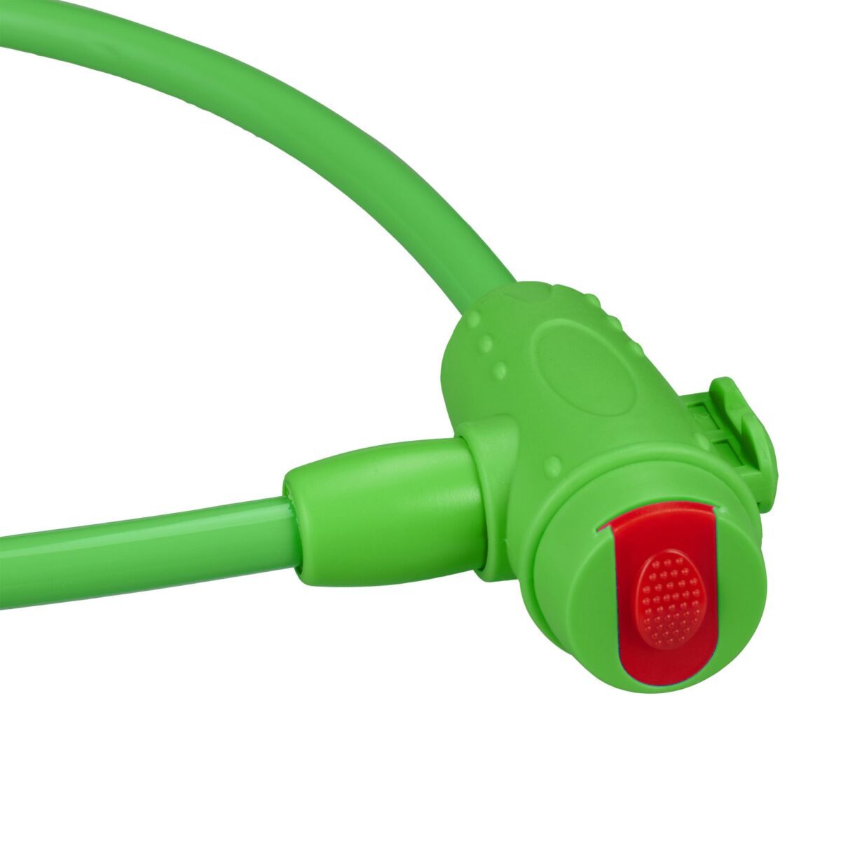 Lacat biciclete, cu cheie, pentru copii, lungime 70 cm, verde, Relaxdays - imagine 6
