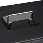 Caseta bani pentru monede si bancnote, 8,5 x 30,5 x 24,5 cm, negru - imagine 8