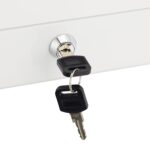 Caseta bani pentru monede si bancnote, 8,5 x 30,5 x 24,5 cm, alb - imagine 2