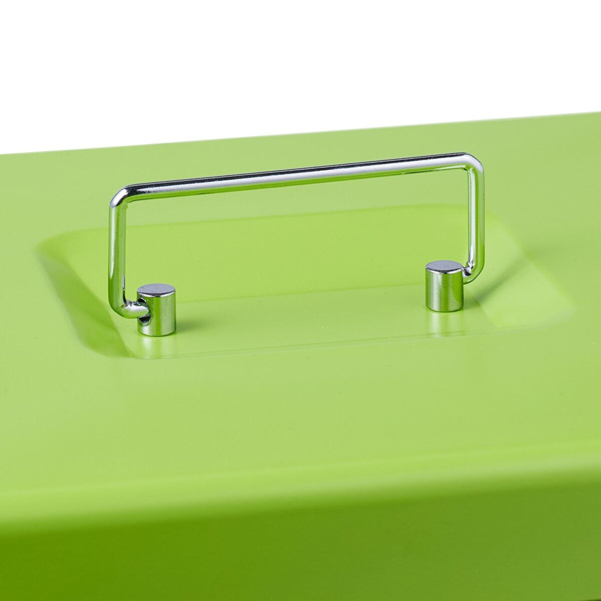 Caseta valori pentru bancnote si monede, 8,5 x 30,5 x 24,5 cm, verde - imagine 8