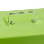 Caseta valori pentru bancnote si monede, 8,5 x 30,5 x 24,5 cm, verde - imagine 8