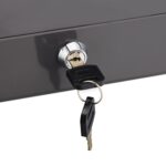 Caseta bani pentru monede si bancnote, gri, dimensiuni 9 x 25 x 18 cm - imagine 8