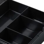 Caseta valori pentru bancnote, monede, acte, 6 x 17 x 17,5 cm, negru - imagine 8