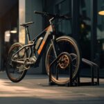 Suport pentru 2 biciclete, cu fixare perete/sol, otel, 27 x 37,5 x 33 cm, Relaxdays - imagine 2