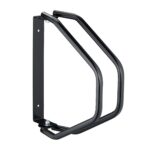 Suport pentru bicicleta, fixare perete/sol, 32,5 x 9 x 28,5 cm, otel, Relaxdays