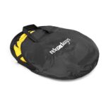 Set 2 mini porti de fotbal, portabile, husa transport, 80 x 119 x 83 cm, Relaxdays - imagine 7