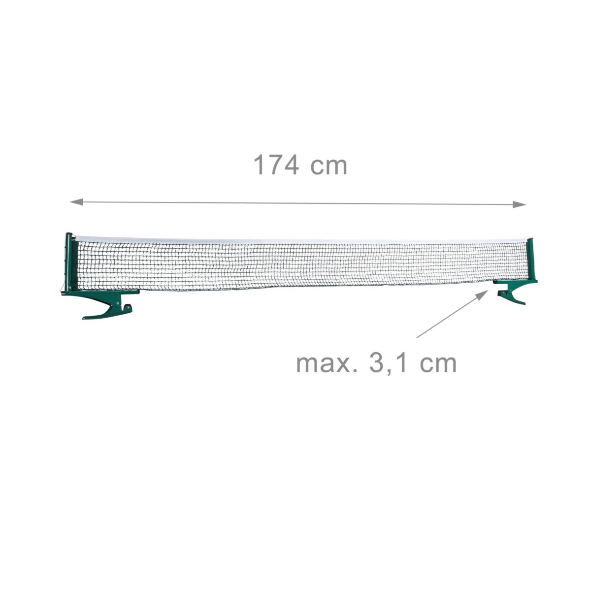 Fileu masa de ping-pong, 15 x 174 x 0,3 cm, Relaxdays - imagine 4