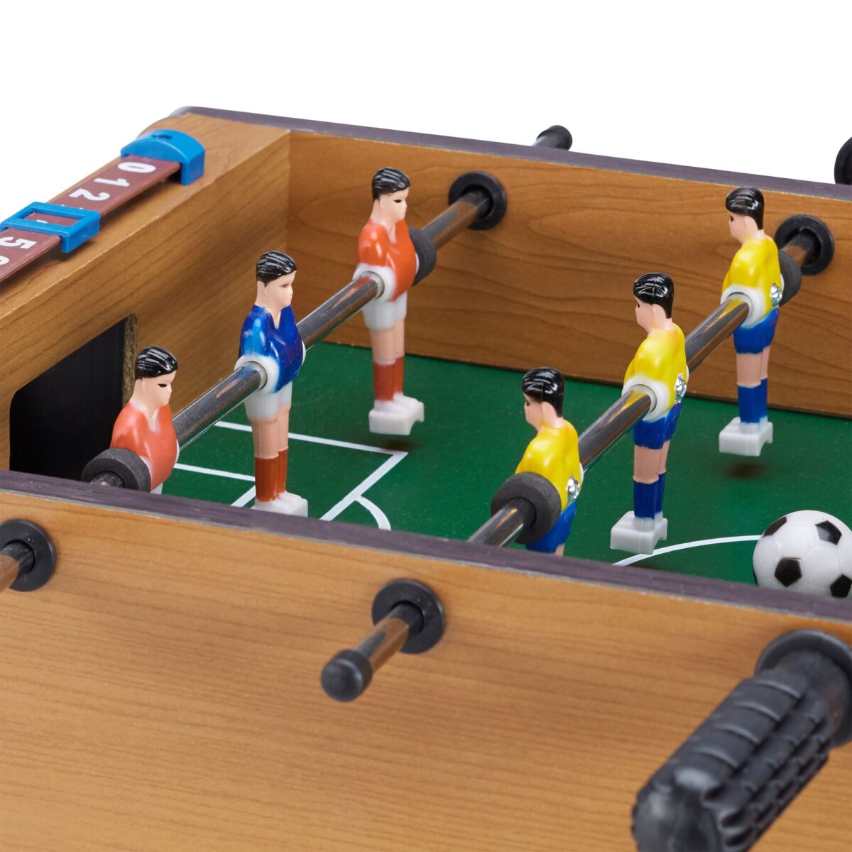 Masa de fotbal, joc pentru copii si adulti, 11 x 51 x 50 cm, Relaxdays - imagine 6