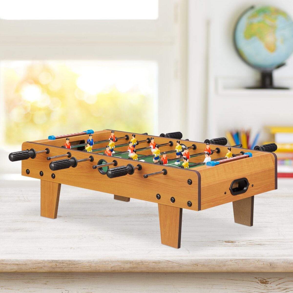 Masa de fotbal, joc pentru copii si adulti, 23 x 69 x 60 cm, Relaxdays - imagine 2