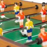 Masa de fotbal, joc pentru copii si adulti, 23 x 69 x 60 cm, Relaxdays - imagine 6