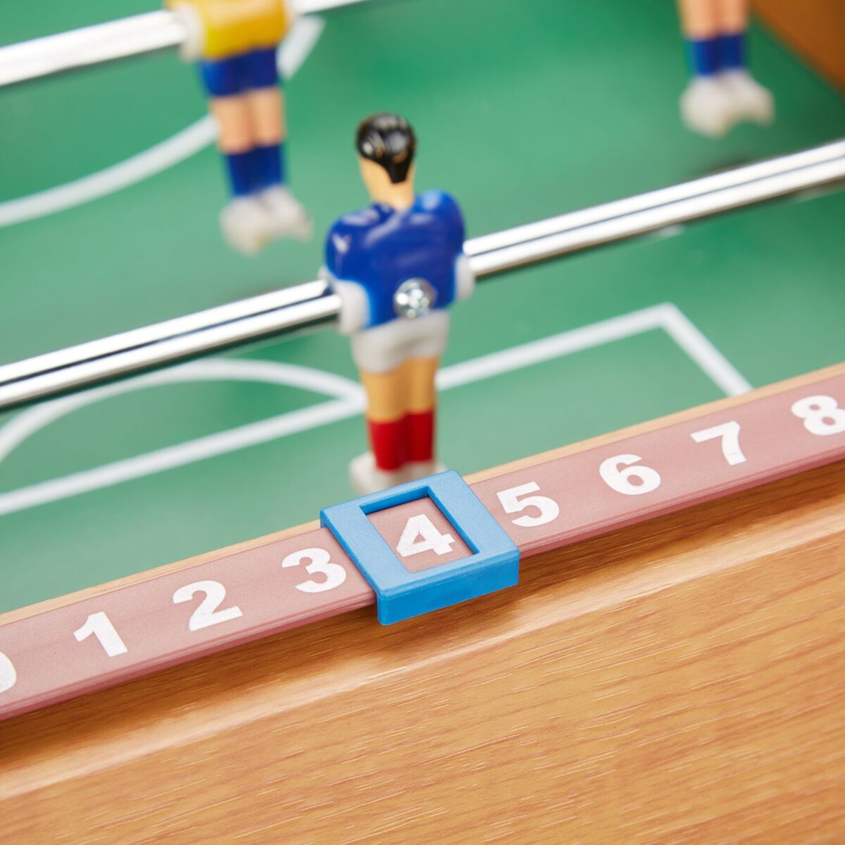 Masa de fotbal, joc pentru copii si adulti, 23 x 69 x 60 cm, Relaxdays - imagine 8