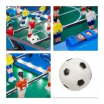 Masa de fotbal, iluminare LED, 11 x 51 x 51 cm, Relaxdays - imagine 6
