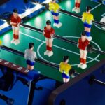 Masa de fotbal, iluminare LED, 11 x 51 x 51 cm, Relaxdays - imagine 8