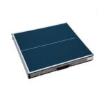 Masa de ping-pong cu echipament, 67,5 x 151 x 67,5 cm, pliabila, maner transport, Relaxdays - imagine 11