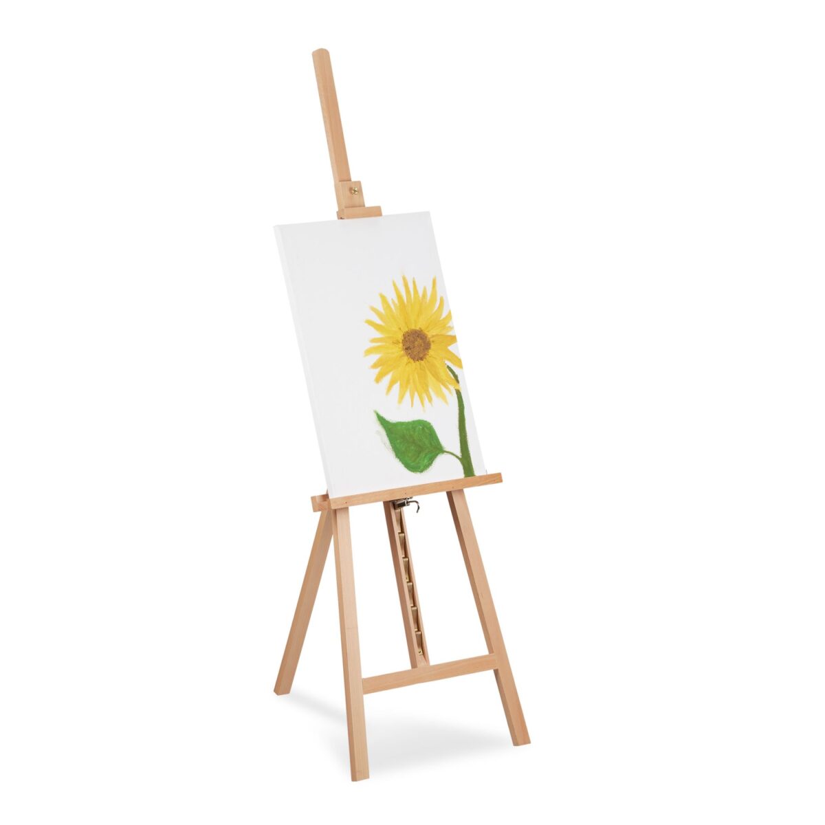Sevalet din lemn, reglabil, pliabil, 40 x 67 cm, maro - imagine 3