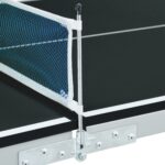Masa de ping-pong cu echipament, 70 x 70 x 150 cm, pliabila, maner transport, Relaxdays - imagine 7