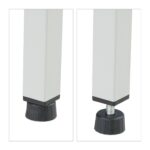 Masa de ping-pong cu echipament, 70 x 70 x 150 cm, pliabila, maner transport, Relaxdays - imagine 9