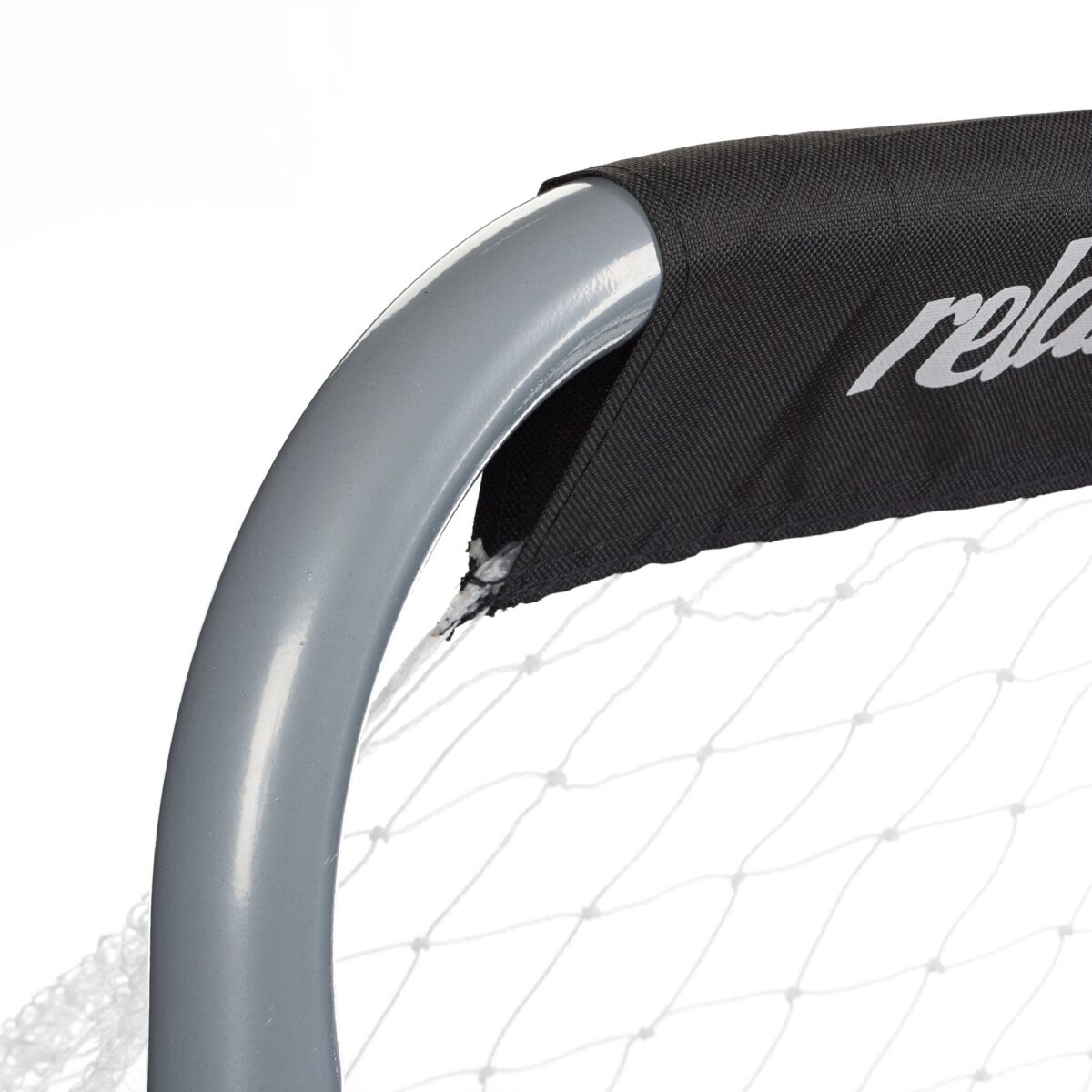 Set 2 porti de fotbal, cu plasa, 110 x 150 x 75 cm, negru, Relaxdays, - imagine 5