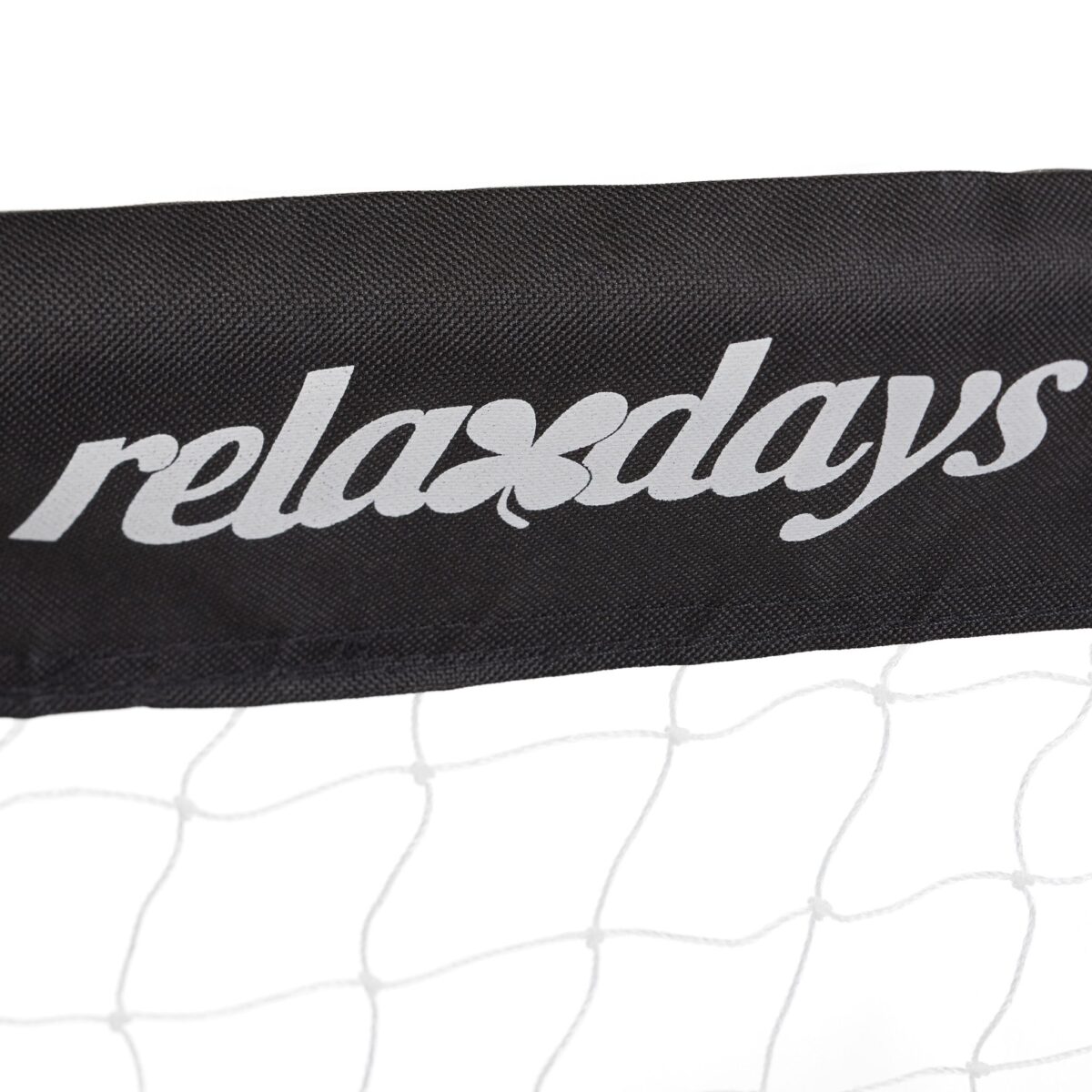 Set 2 porti de fotbal, cu plasa, 110 x 150 x 75 cm, negru, Relaxdays, - imagine 6