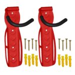 Set 2 suporturi de perete pentru bicicleta, 26 x 11 x 14 cm, Relaxdays