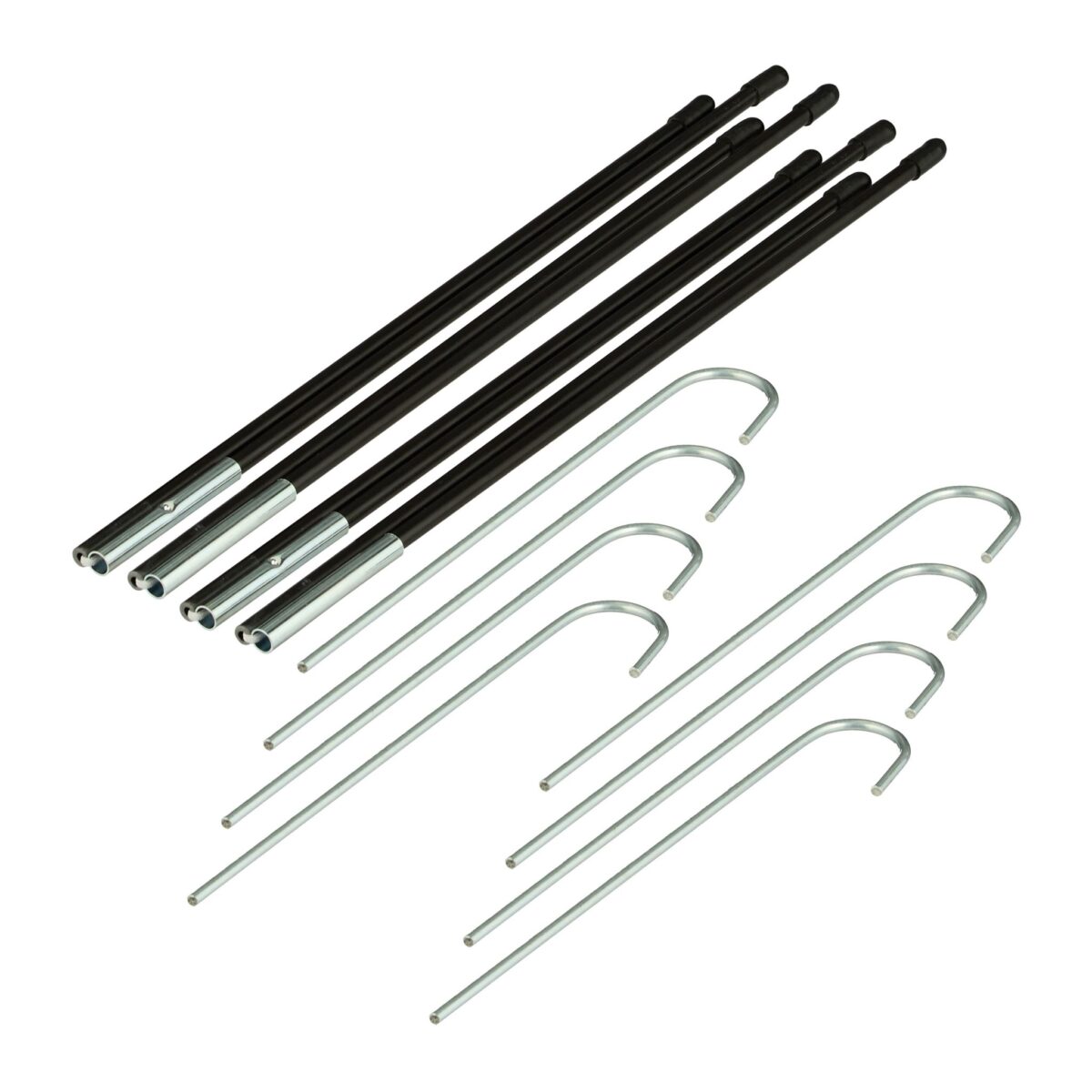 Set 2 mini porti de fotbal, portabile, husa transport, 80 x 120 x 85 cm, Relaxdays - imagine 9