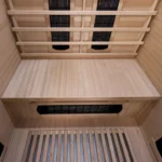 Sauna din lemn cu infrarosu Nyborg, 2 persoane, 30°C pana la 60°C, 120 x 105 x 190 cm - imagine 10