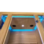 Sauna din lemn cu infrarosu Nyborg, 2 persoane, 30°C pana la 60°C, 120 x 105 x 190 cm - imagine 12