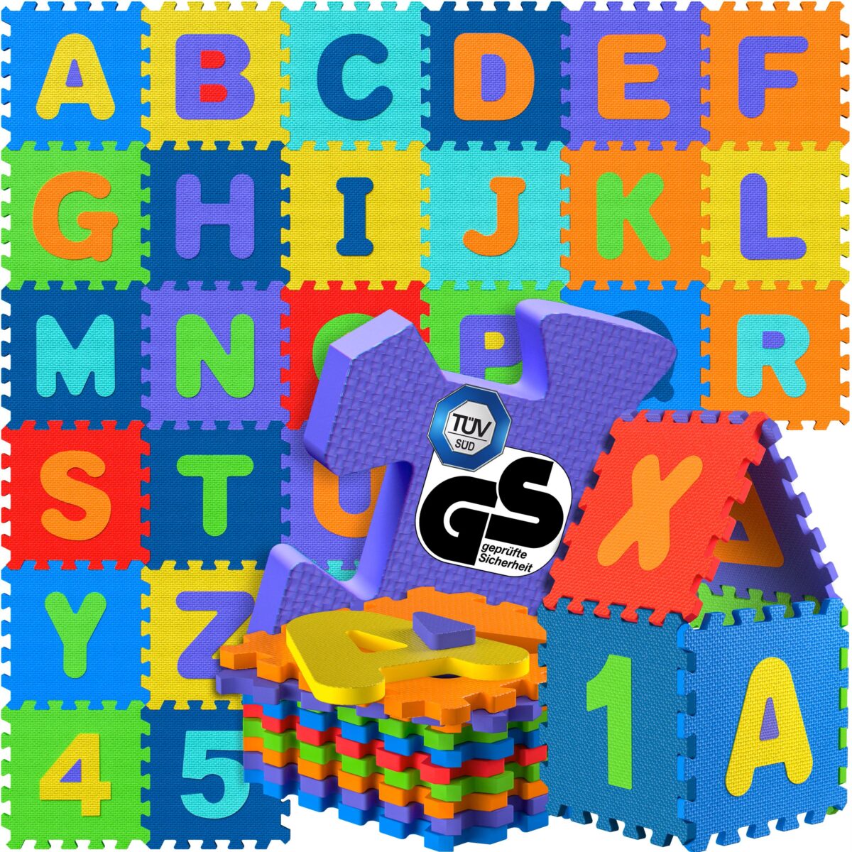 Covor pentru protectie pardoseala, Puzzle, 36 bucati,32 X 32 - imagine 3