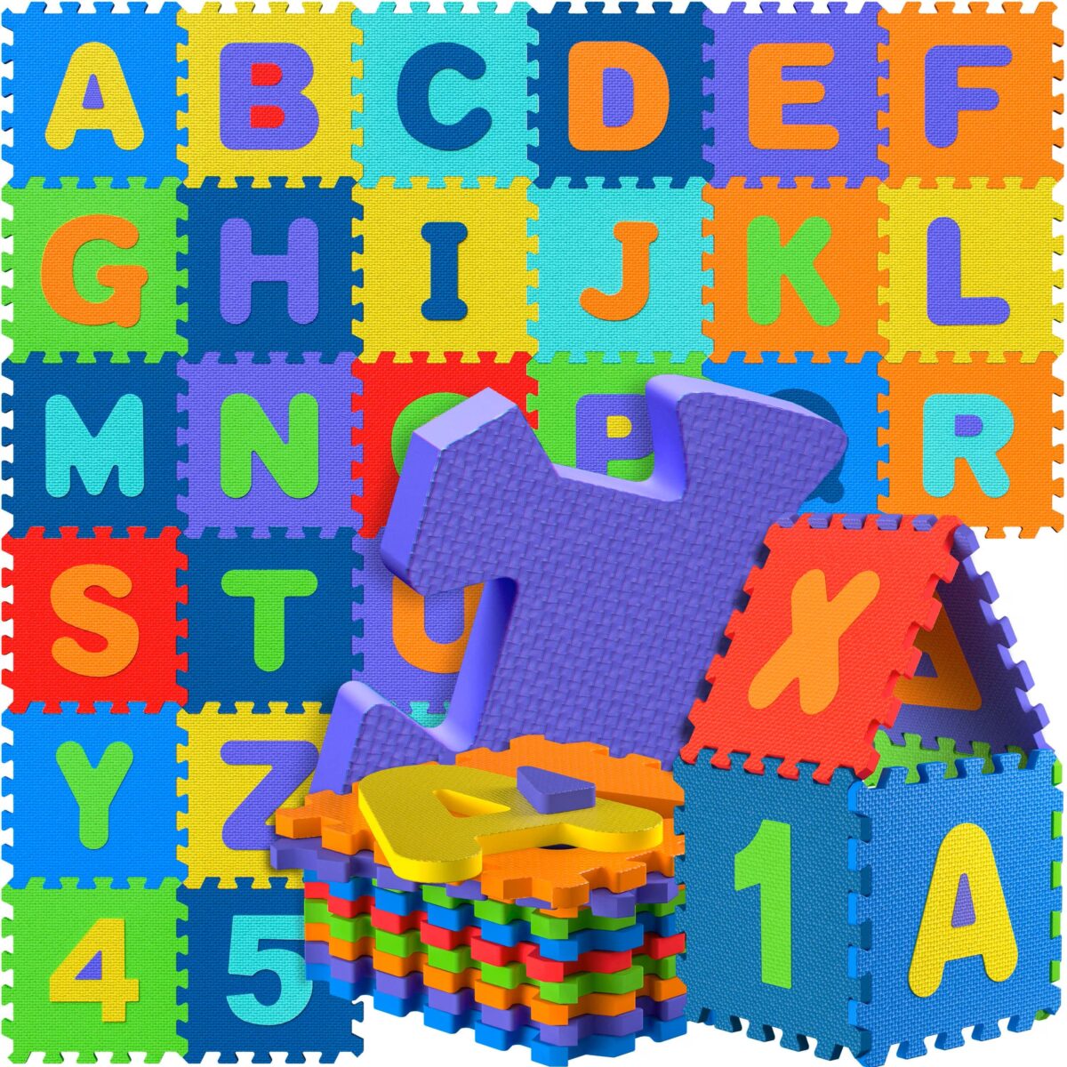 Covor pentru protectie pardoseala, Puzzle, 36 bucati,32 X 32 - imagine 2