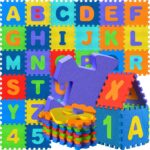 Covor pentru protectie pardoseala, Puzzle, 36 bucati,32 X 32