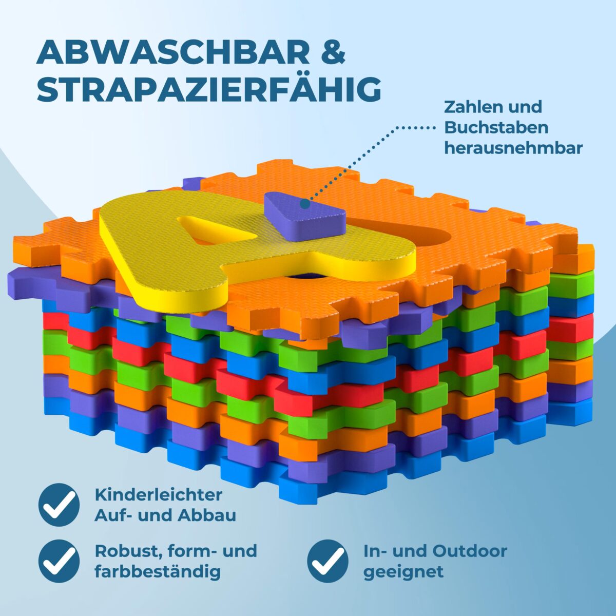 Covor pentru protectie pardoseala, Puzzle, 36 bucati,32 X 32 - imagine 6