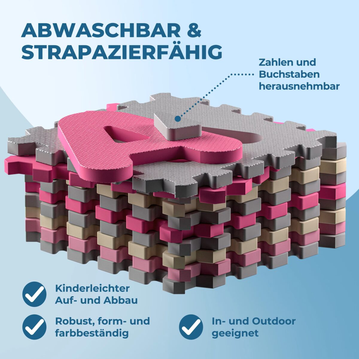 Covor pentru protectie pardoseala, Puzzle, 36 bucati, dimensiuni 30 x 30 cm - imagine 5