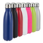 Sticla termica pentru antrenament sau drumetii, din otel inoxidabil, 500 ml, albastru