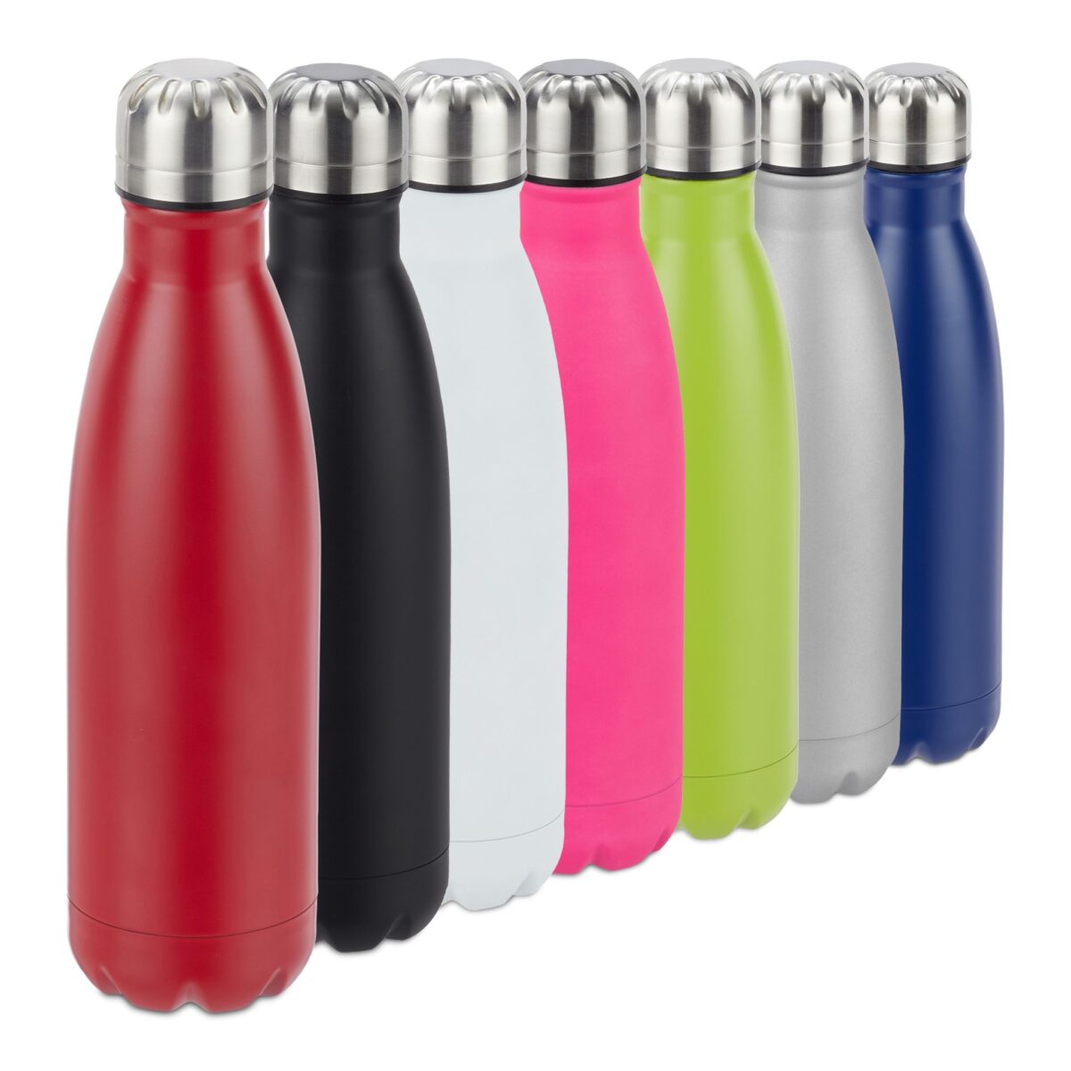 Sticla termica pentru antrenament sau drumetii, din otel inoxidabil, 500 ml, rosu - imagine 2